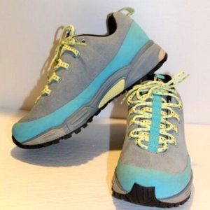 Patagonia Womens Scree Shield Gull Grey Size 7 M Hiking Shoes w/Vibram Soles